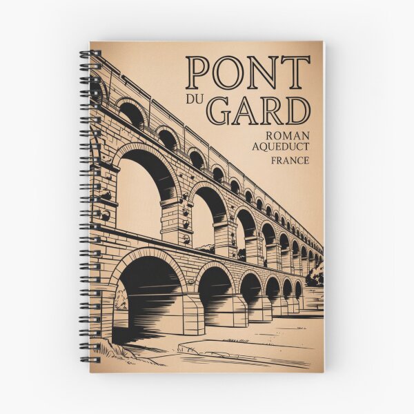 Item preview, Pont du Gard Roman Engineering Blueprint – France Architectural Wall Art designed and sold by Timeless Design.