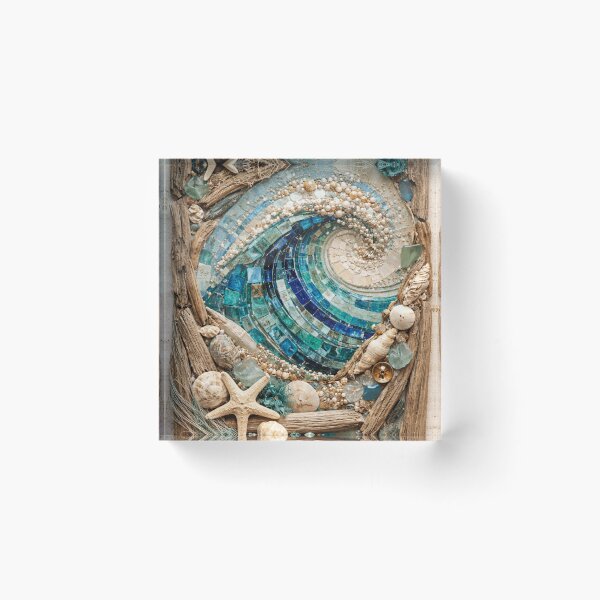 Item preview, Tide of Tranquillity designed and sold by TheWonkyEaselCo.