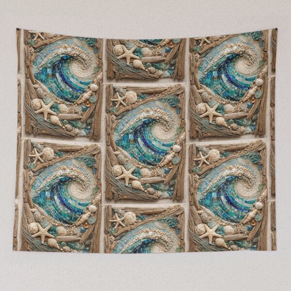 Item preview, Tide of Tranquillity designed and sold by TheWonkyEaselCo.