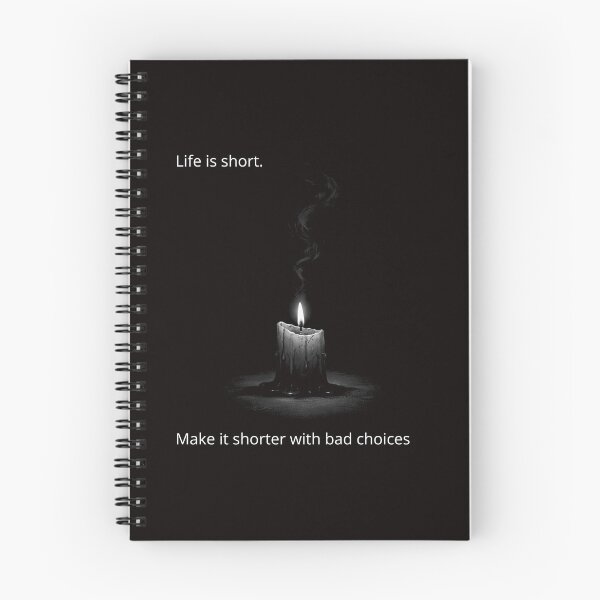 Item preview, Life Is Short — A Visual Metaphor of Choice and Consequence designed and sold by ViviByPaula.