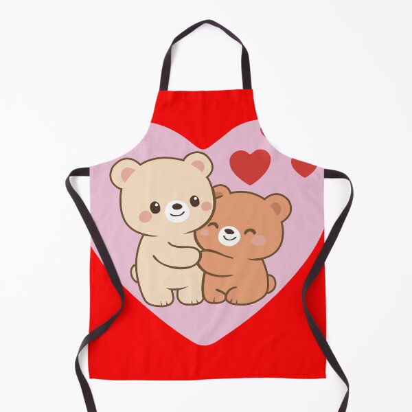 Item preview, Cute Bear Couple – Kawaii Illustration Sweet Love designed and sold by Wolagno.