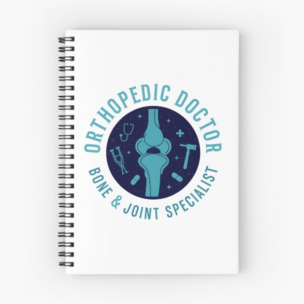 Item preview, Orthopedic Doctor Badge – Bone & Joint Specialist Medical Sticker Design designed and sold by VividOrganica.
