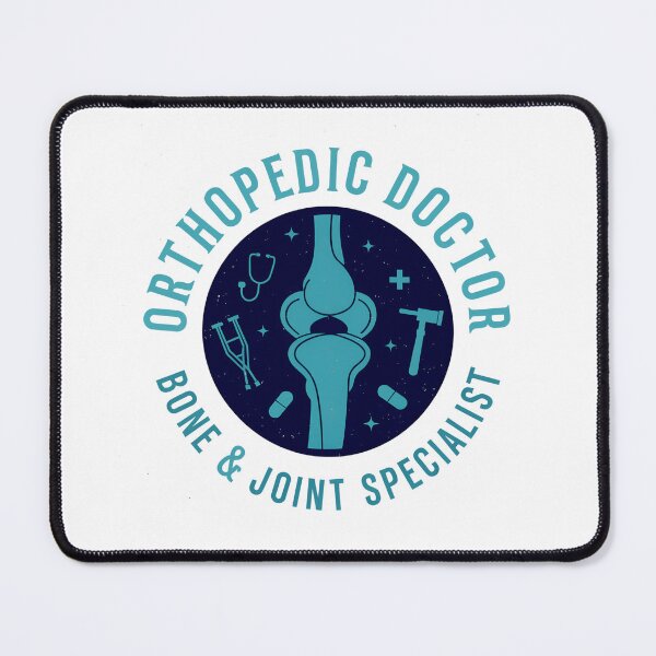 Item preview, Orthopedic Doctor Badge – Bone & Joint Specialist Medical Sticker Design designed and sold by VividOrganica.