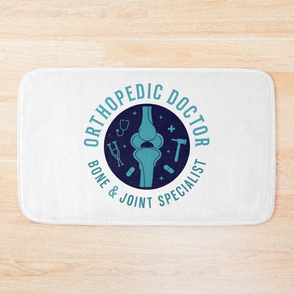 Item preview, Orthopedic Doctor Badge – Bone & Joint Specialist Medical Sticker Design designed and sold by VividOrganica.