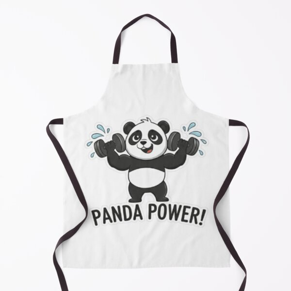 Item preview, Buff Panda Lifting Dumbbells - Cute But Strong designed and sold by t-shirt studio.