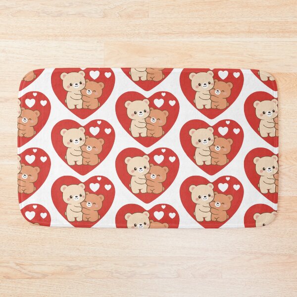Item preview, Cute Bear Couple – Kawaii Illustration Sweet Love designed and sold by Wolagno.