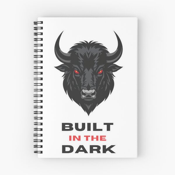 Item preview, Built in the Dark — Bison designed and sold by Purdiole-art.