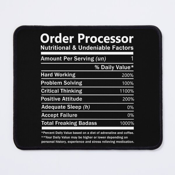 Item preview, Order Processor designed and sold by jeromgaug336.