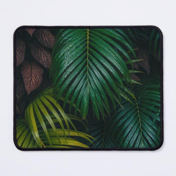 Item preview, Moody Tropical Palm Leaves - Dark Botanical Jungle Foliage designed and sold by BaliChili.