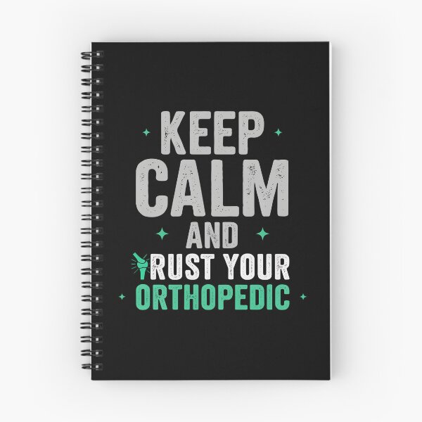 Item preview, Keep Calm and Trust Your Orthopedic – Funny Orthopedic Doctor Typography Design designed and sold by VividOrganica.