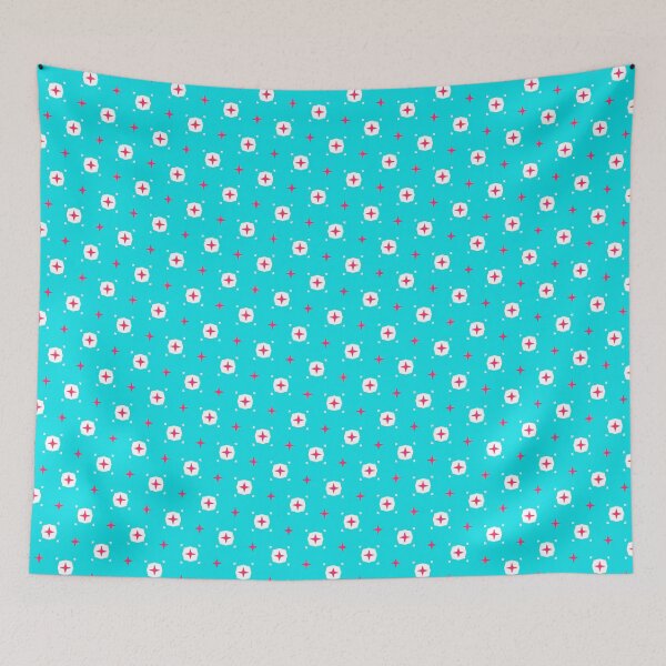 Item preview, Pink Blue Star Abstract Geometric Shape Pattern  - Christmas Gift Ideas designed and sold by RoyalStarsPatts.