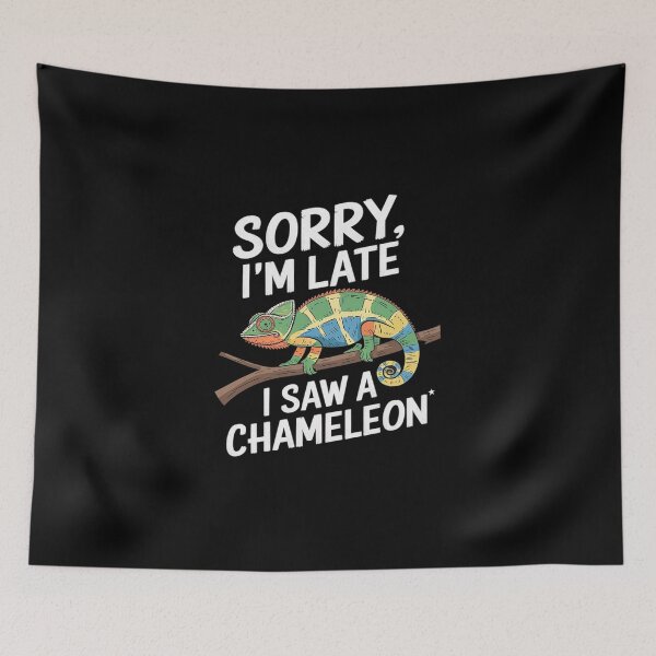 Item preview, sorry i'm late i saw a Chameleons Chameleons  designed and sold by DigitaldeligArt.