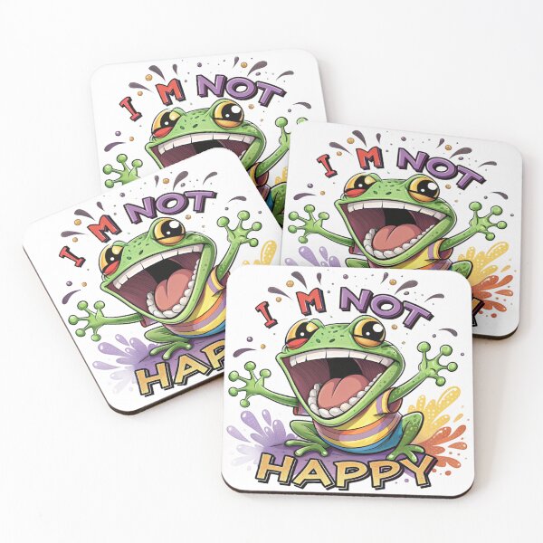 Item preview, Frog says i m not happy  designed and sold by choumilanais.