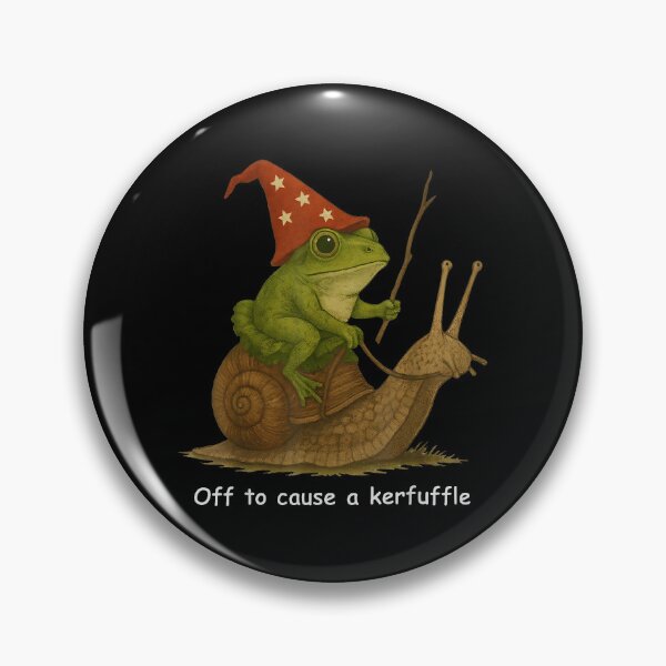 Item preview, Tomfoolery Frog Off to Cause A Kerfuffle designed and sold by CameronTheBro.