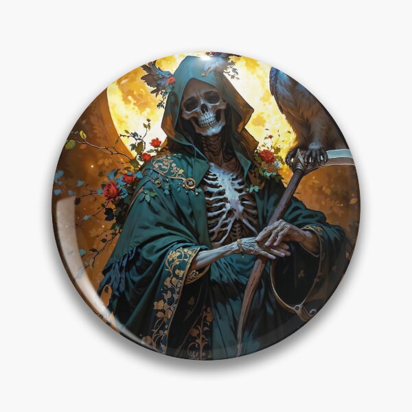 Item preview, Green Santa Muerte designed and sold by AliceWhiteDF.
