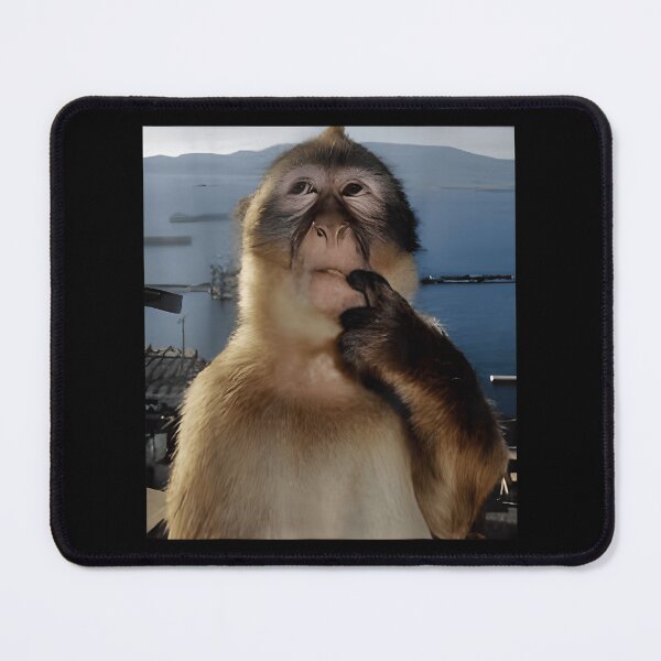 Item preview, Funny Thinking Monkey Meme designed and sold by CameronTheBro.