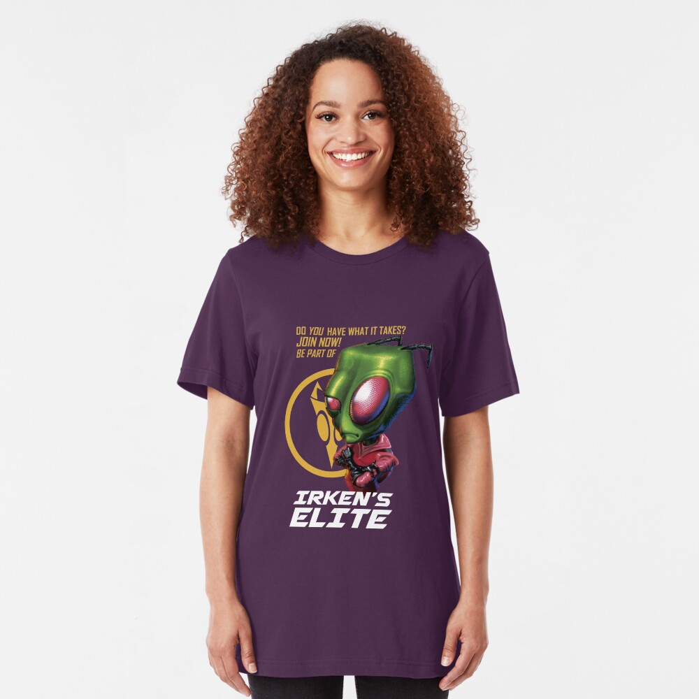 Invader Zim - Irken's Elite Slim Fit T-Shirt