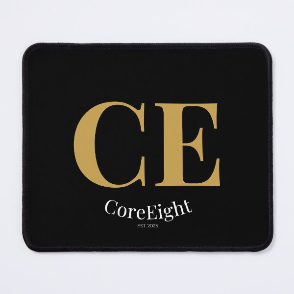 Item preview, CE Monogram Logo – CoreEight Luxury Minimal Brand Design EST 2025 for T-Shirts & Stickers designed and sold by CoreEight.