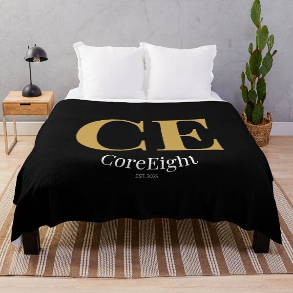 Item preview, CE Monogram Logo – CoreEight Luxury Minimal Brand Design EST 2025 for T-Shirts & Stickers designed and sold by CoreEight.