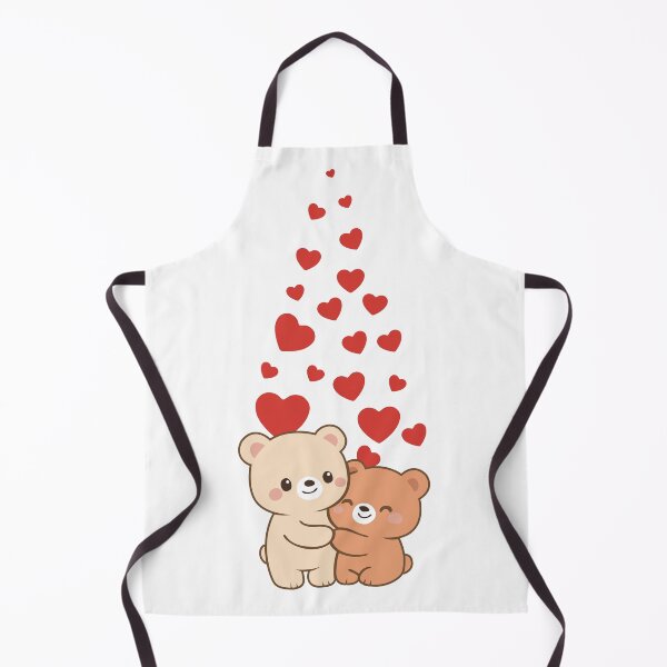 Item preview, Cute Bear Couple – Kawaii Illustration Sweet Love designed and sold by Wolagno.