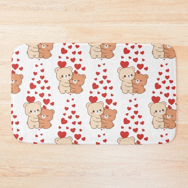 Item preview, Cute Bear Couple – Kawaii Illustration Sweet Love designed and sold by Wolagno.