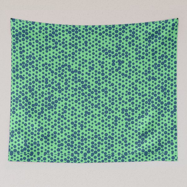 Item preview, Green Polka Dot Halftone Polkadot  - Abstract Geometric Shape Pattern - Housewarming Gift Ideas designed and sold by RoyalStarsPatts.