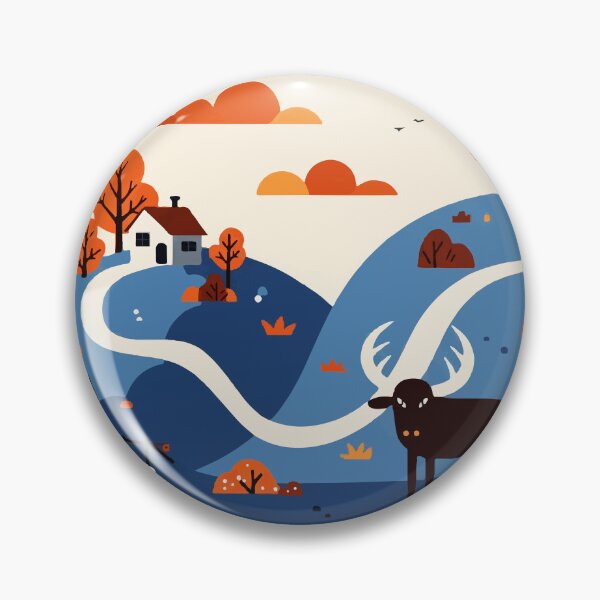 Aperçu de l'œuvre Paysage rural créée et vendue par Design4uStudio.