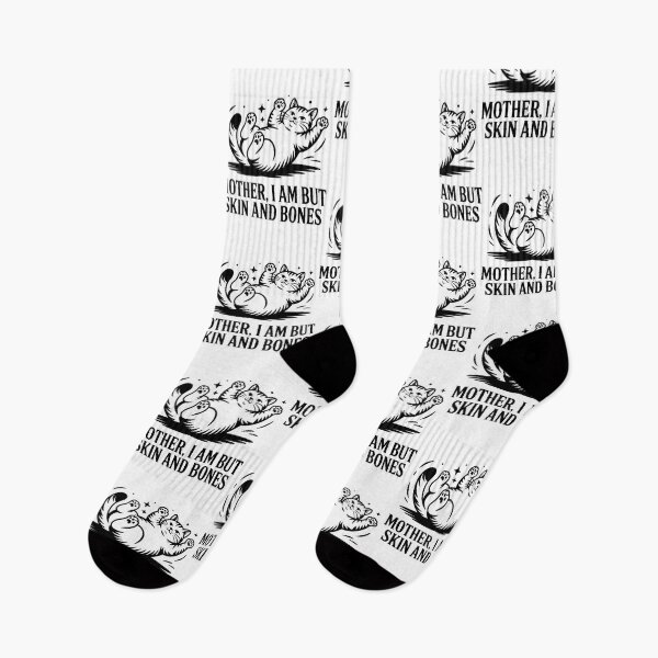 Item preview, Mother, I Am But Skin and Bones Funny Cat Mom Cat Lover designed and sold by BLZART.