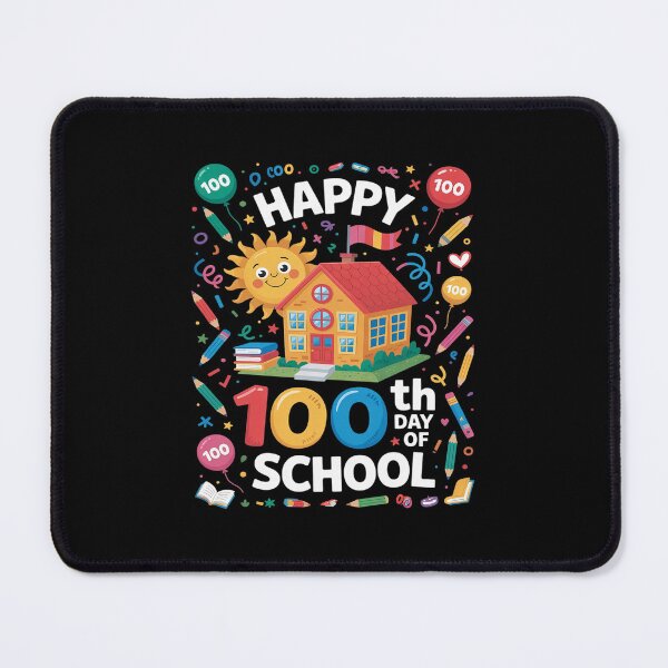 Item preview, 100th Day of School Teachers Kids Child Happy 100 Days  designed and sold by MarkLeedsArt.