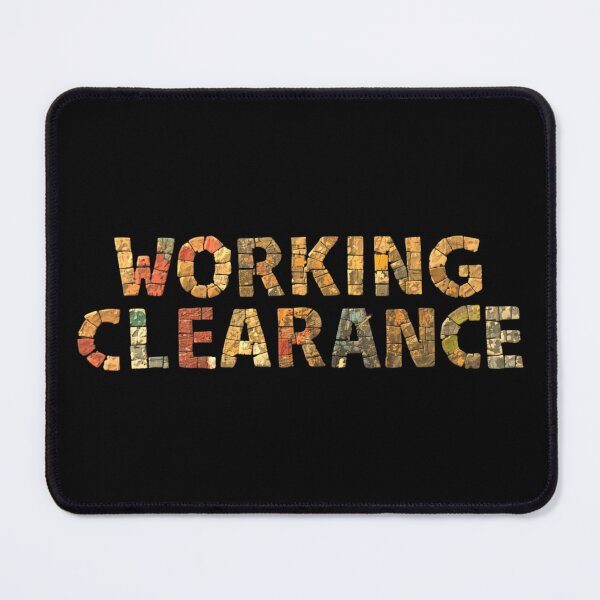 Item preview, Working Clearance - Engineer's Abstract Mosaic Design designed and sold by RDproject.