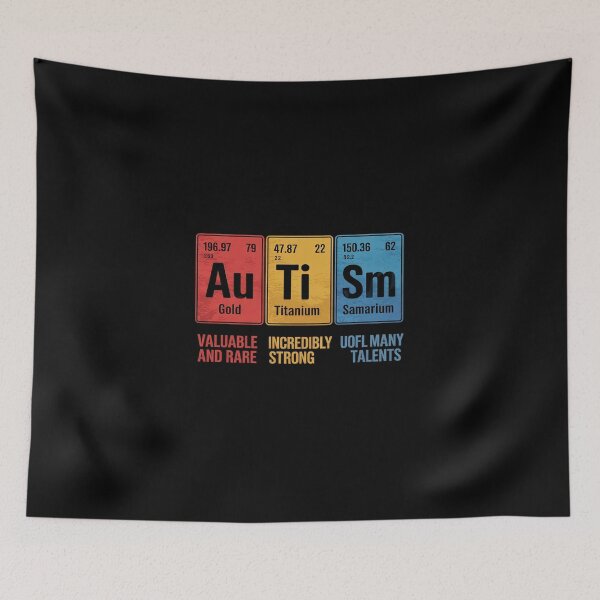 Item preview, Autism Awareness Women Men Kids mom Elements Periodic Table  designed and sold by DigitaldeligArt.