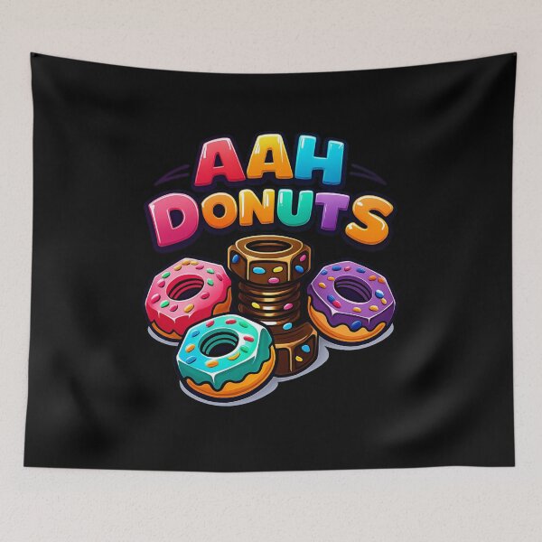 Item preview, AAH Donuts – Funny Donut Nut T-Shirt | Mechanical Donut Pun Graphic Tee designed and sold by DailyDrivesct.
