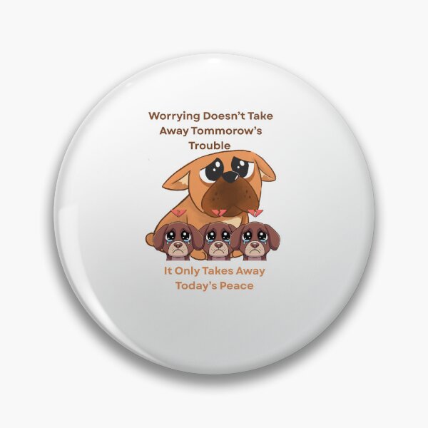 Item preview, Peace Over Worry: Inspirational Typography Design designed and sold by InspireOms.