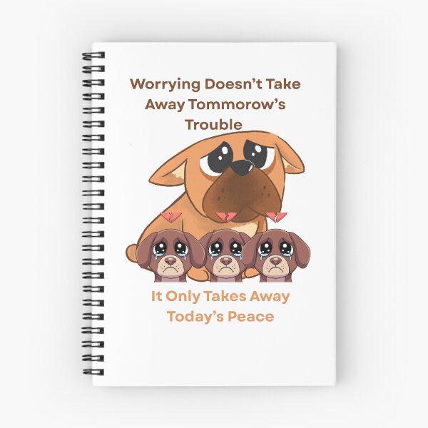 Item preview, Peace Over Worry: Inspirational Typography Design designed and sold by InspireOms.