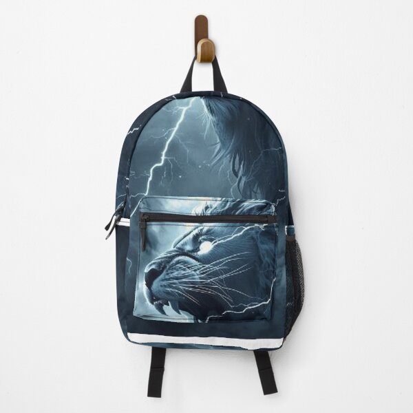 Item preview, Storm Lion Roaring Amid Lightning Clouds designed and sold by Wonderful Designs.