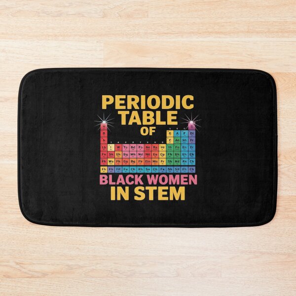 Item preview, Black Women In STEM Periodic Table Science Tribute designed and sold by MarkLeedsArt.