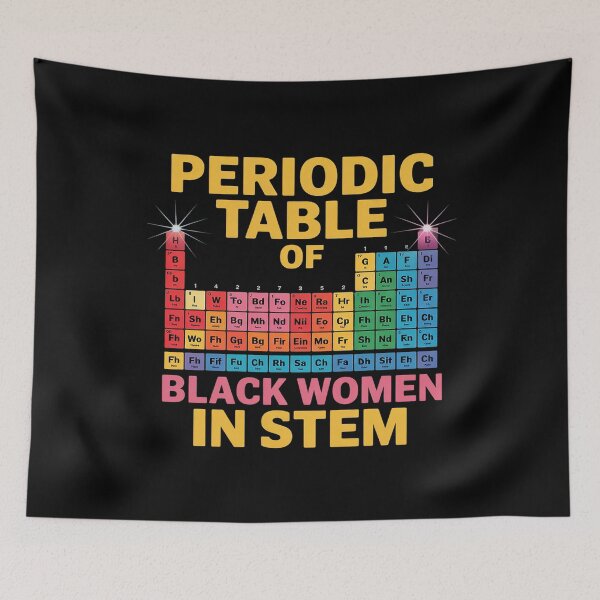 Item preview, Black Women In STEM Periodic Table Science Tribute designed and sold by MarkLeedsArt.