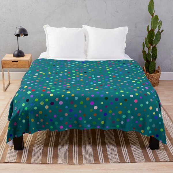 Item preview, Green White Tiny Spots Polka - Abstract Geomeric Shape Pattern - Christmas Gifts For Wife designed and sold by RoyalStarsPatts.