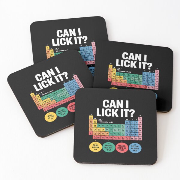 Item preview, Can I Lick It 100 days of School Periodic Table2  designed and sold by DigitaldeligArt.