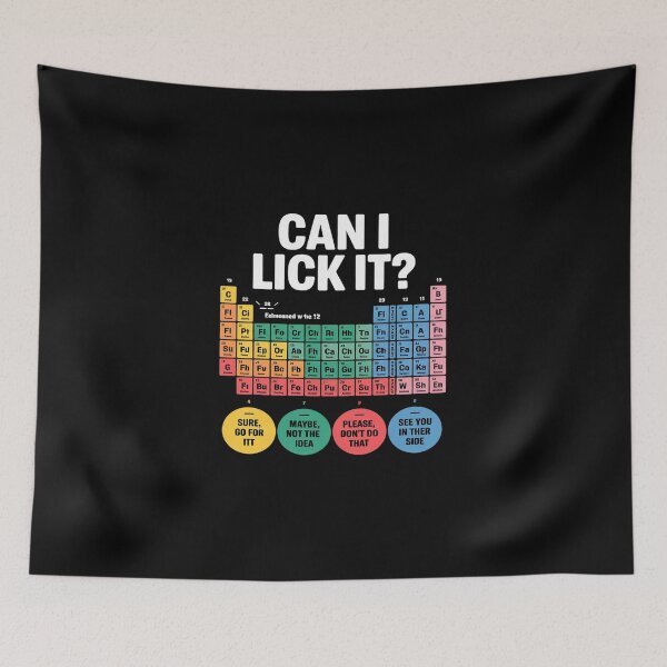Item preview, Can I Lick It 100 days of School Periodic Table2  designed and sold by DigitaldeligArt.