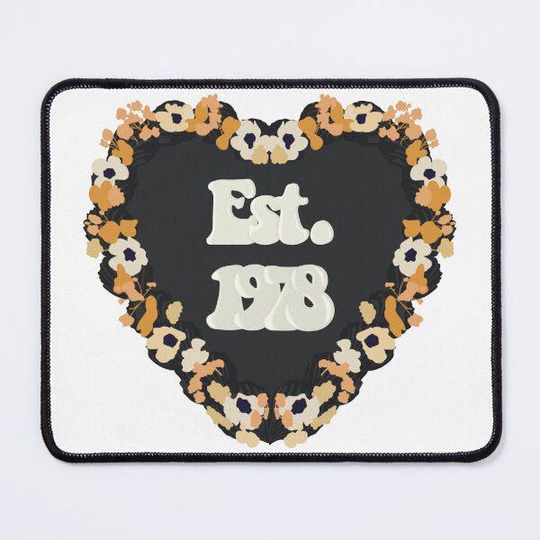 Item preview, Est. 1978 Love Heart Birthday Cake designed and sold by FreeOrca.