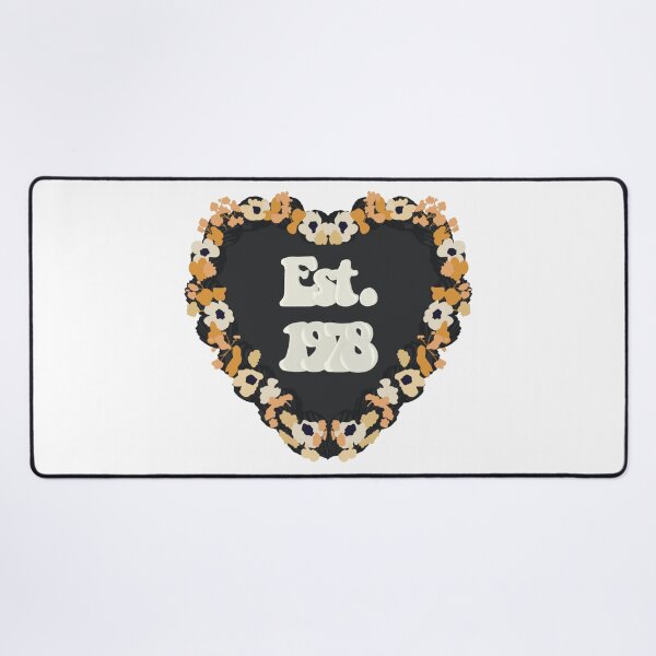 Item preview, Est. 1978 Love Heart Birthday Cake designed and sold by FreeOrca.