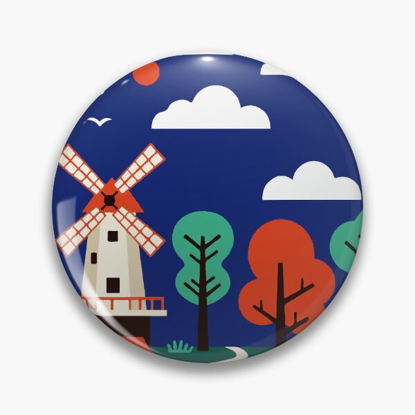 Artikelvorschau, Naive Landschaft entworfen und verkauft von Design4uStudio.