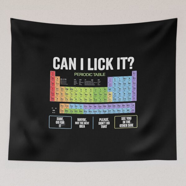 Item preview, Can I Lick It 100 days of School Periodic Table1  designed and sold by MarkLeedsArt.