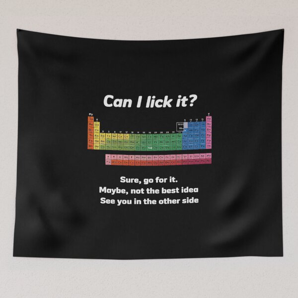 Item preview, Can I Lick It 100 days of School Periodic Table4  designed and sold by MarkLeedsArt.