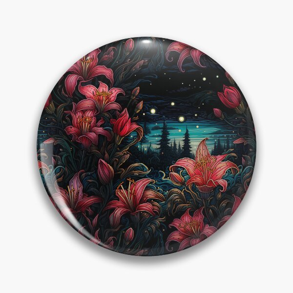 Item preview, Cute Colorful Charmy Lily Flower Floral Pattern  - Fathers Day Ideas designed and sold by RoyalStarsPatts.