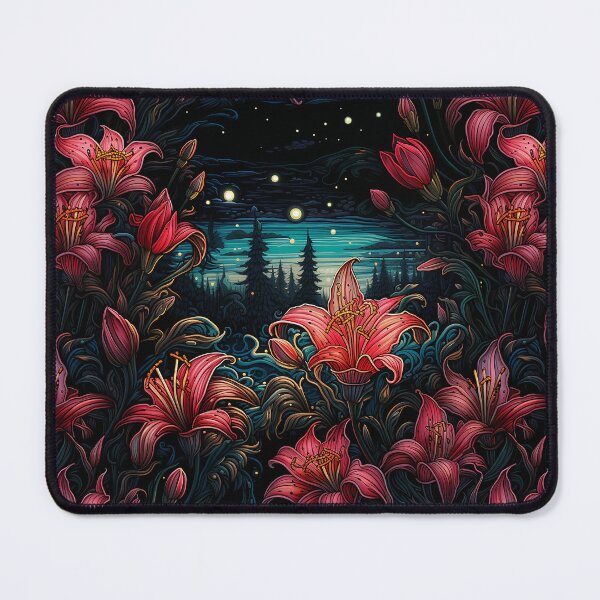 Item preview, Cute Colorful Charmy Lily Flower Floral Pattern  - Fathers Day Ideas designed and sold by RoyalStarsPatts.