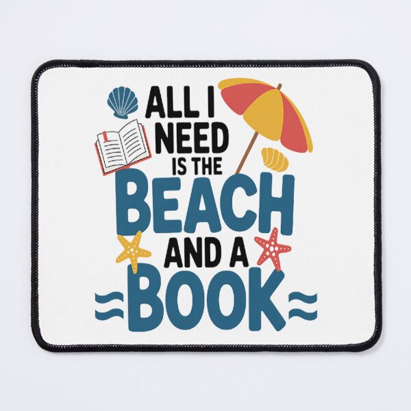 Item preview, All I Needs Is Beach & A Book Summer Book Lover Reading designed and sold by Lucaseinar.
