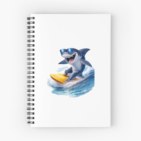Item preview, Surfsup with shark and surfboard designed and sold by Taoufik79-shop.