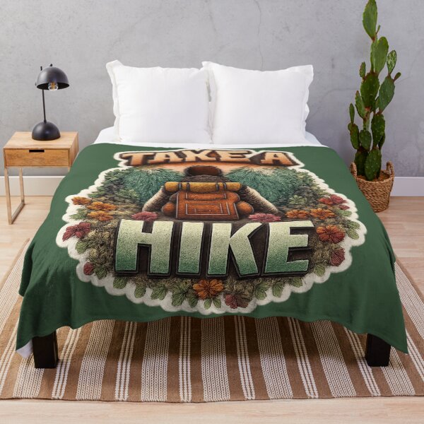 Item preview, Take a Hike Retro Outdoor Adventure Design designed and sold by Dragonfly-10.